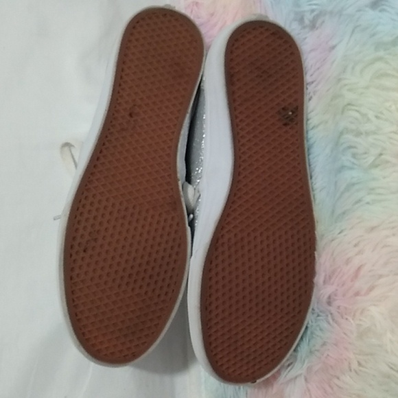 Vans Womens Gently Worn Camden Silver Metallic Shoes Sz.7.5 (X-104 CRATE) - Picture 11 of 12